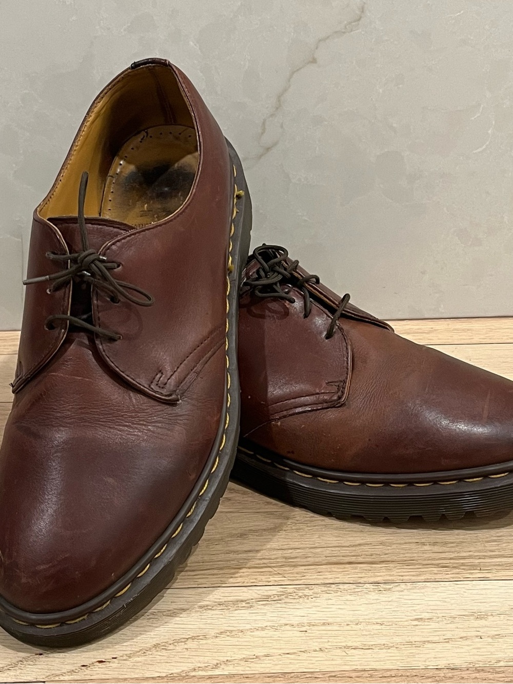 VTG Dr. Martens 1461 Made In England Brown Oxfords UK 10 US 11